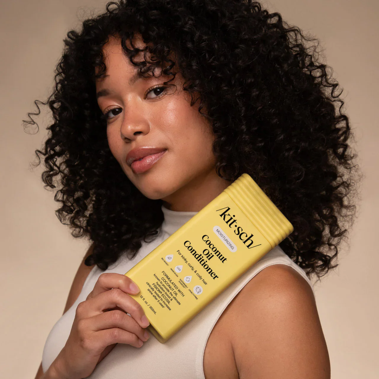Kitsch Moisturizing Coconut Oil Conditioner 355ml - Image 2
