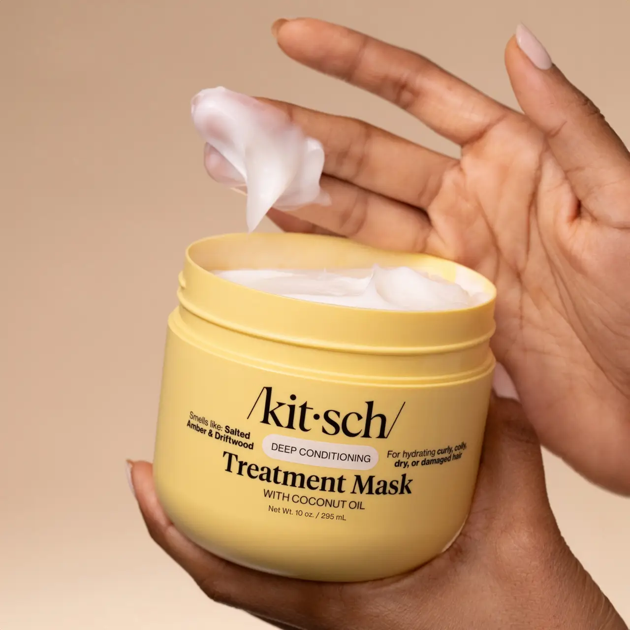 Kitsch Moisturizing Coconut Oil Deep Conditioning Treatment Mask 295ml - Image 4