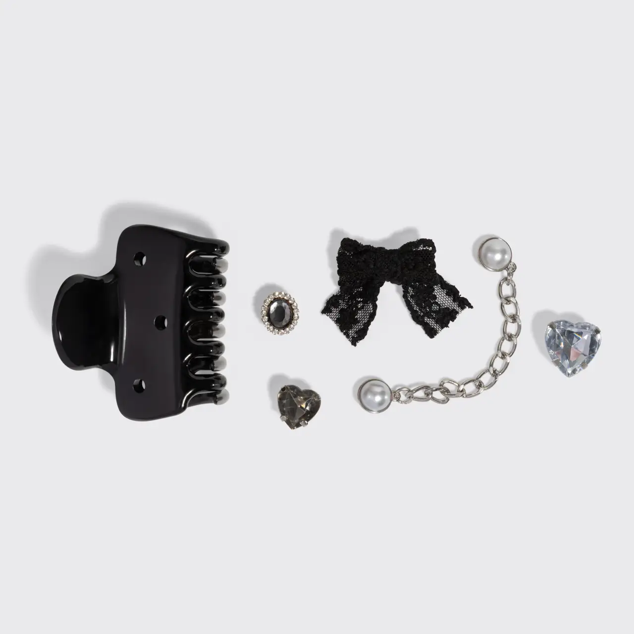 Kitsch pop Cloud Clip 7pc Set Vintage- Black - Image 5