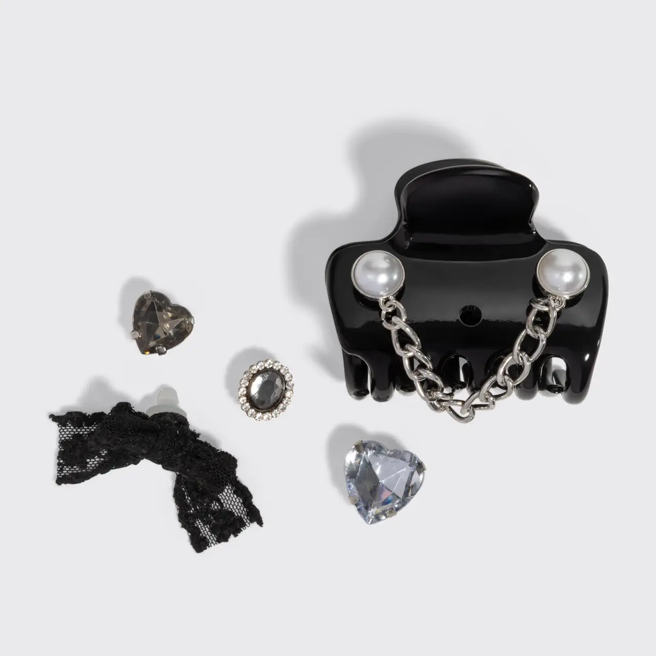 Kitsch pop Cloud Clip 7pc Set Vintage- Black - Image 8