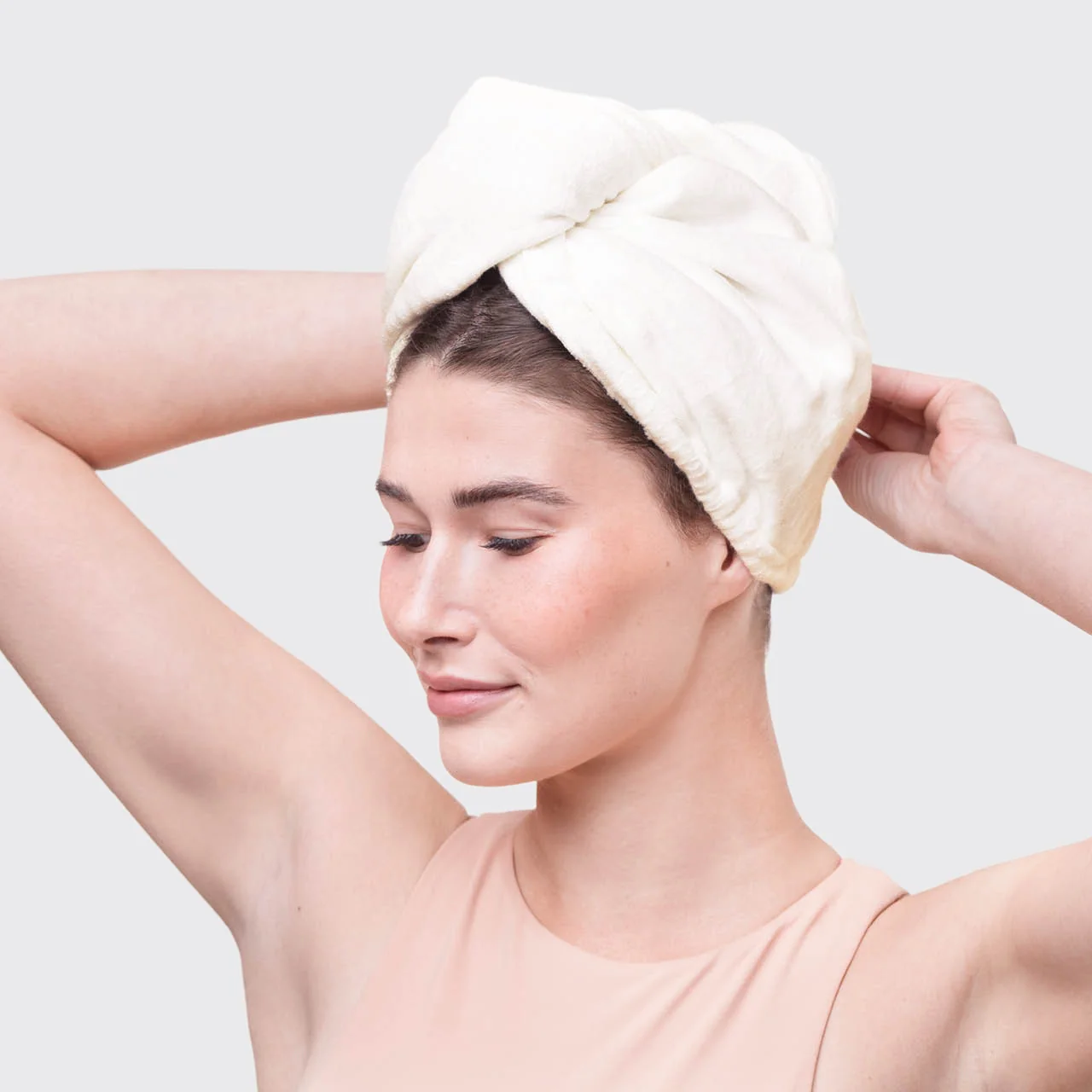 Kitsch Quick Dry Hair ToweL-IVORY - Image 6