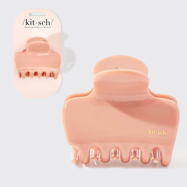 Kitsch Recycled Plastic Puffy Cloud Clip 1pc - Rosewood - Image 4