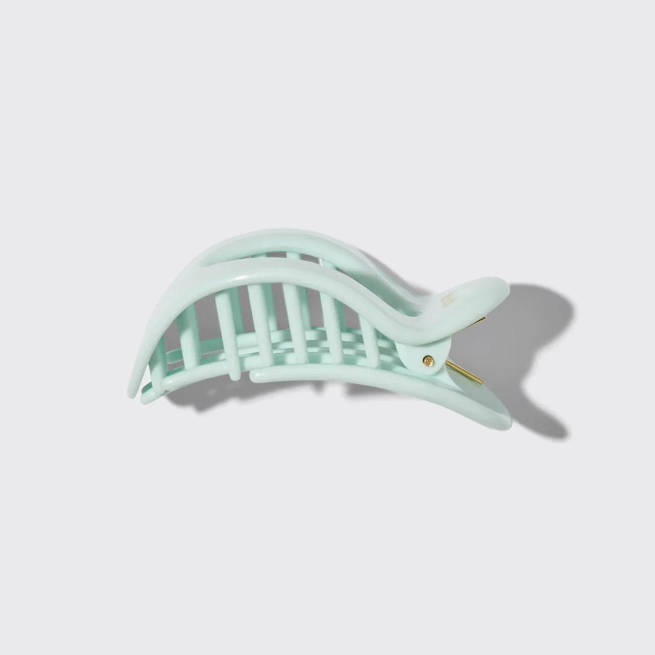 kitsch Recycled Plastic Small Flat Cloud Clip - Sage Leaf - Image 5
