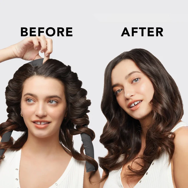 Kitsch Satin Heatless Curling Set - Charcoal - Image 5