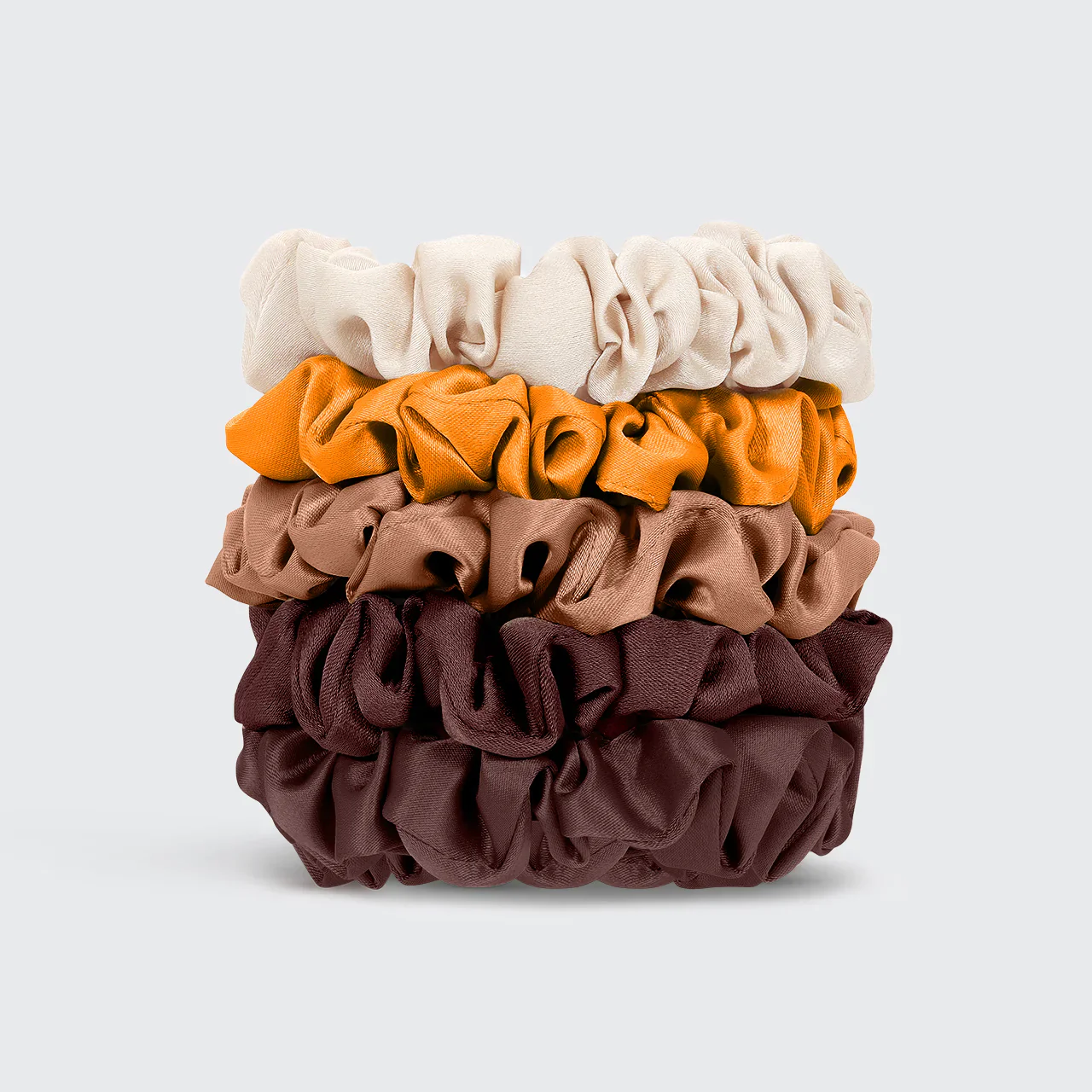 Kitsch Satin Petite Scrunchies 5pc Set - Sedona - Image 3
