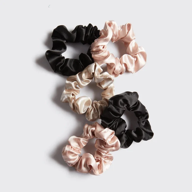 Kitsch Satin Sleep Scrunchies 5pc - Assorted - Image 3