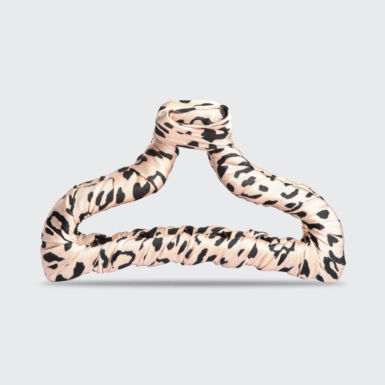 Kitsch Satin Wrapped Claw Clip - Leopard - Image 3