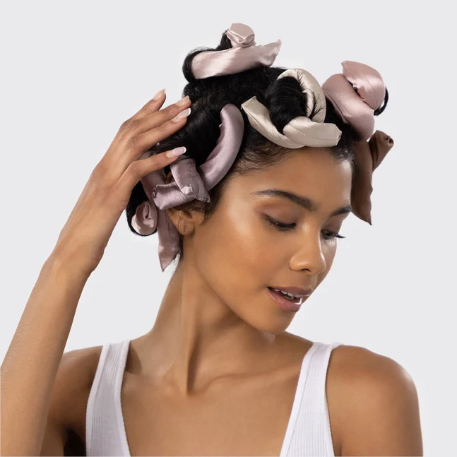 Kitsch Satin Wrapped Flexi Rods - 6pc Set - Image 6