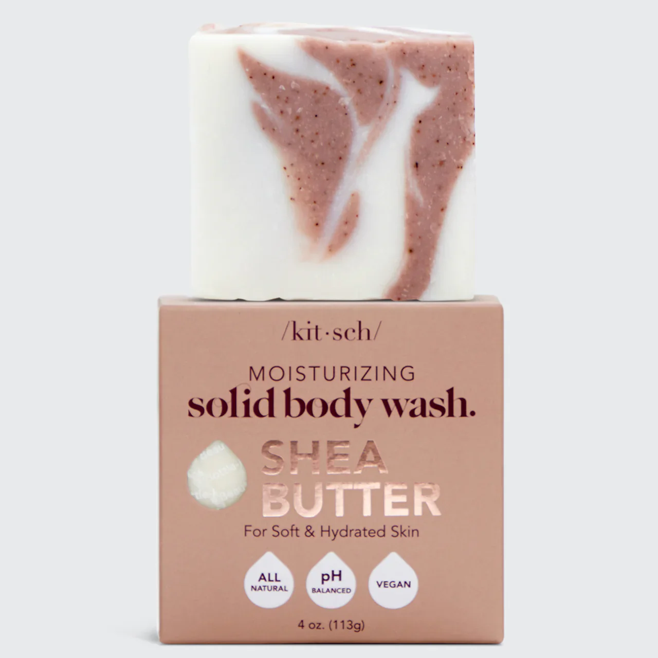 Kitsch Shea Butter Exfoliating Body Wash 113g - Image 2