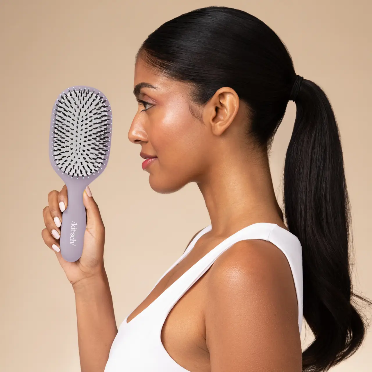 Kitsch Smooth & Polish Brush in Soft Violet - Image 2