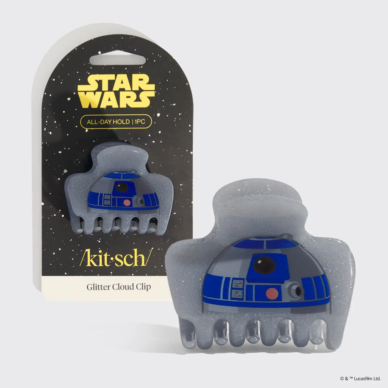 Kitsch Star Wars & Kitsch Glitter Cloud Clip in R2-D2