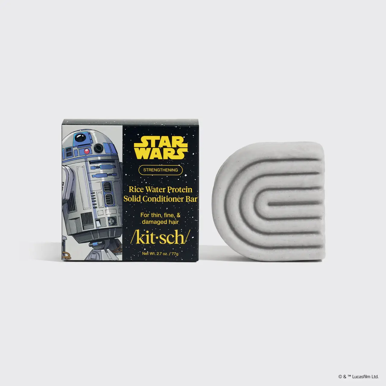 Kitsch Star Wars & Kitsch Rice Water Protein Strengthening Solid Conditioner - R2-D2 - Image 4