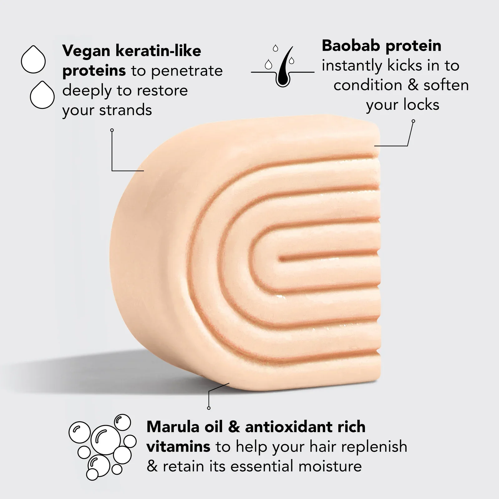 Kitsch Strengthening Bond Repair Solid Hair Mask - Image 6