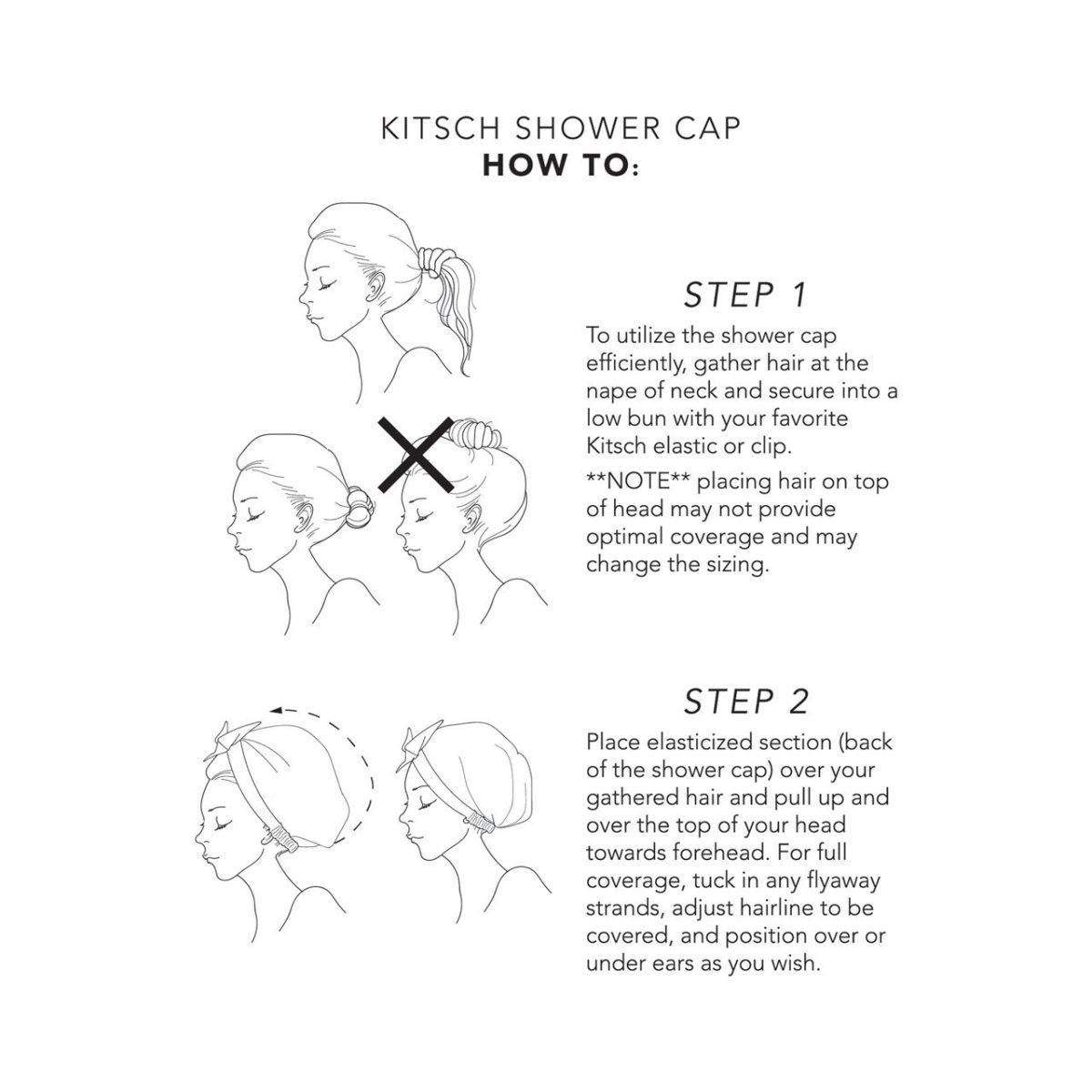 Kitsch Stripe Shower Cap - Image 4