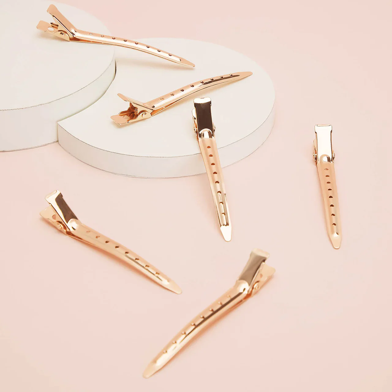 KitschStyling Hair Clips 6pc (Rose Gold) - Image 3