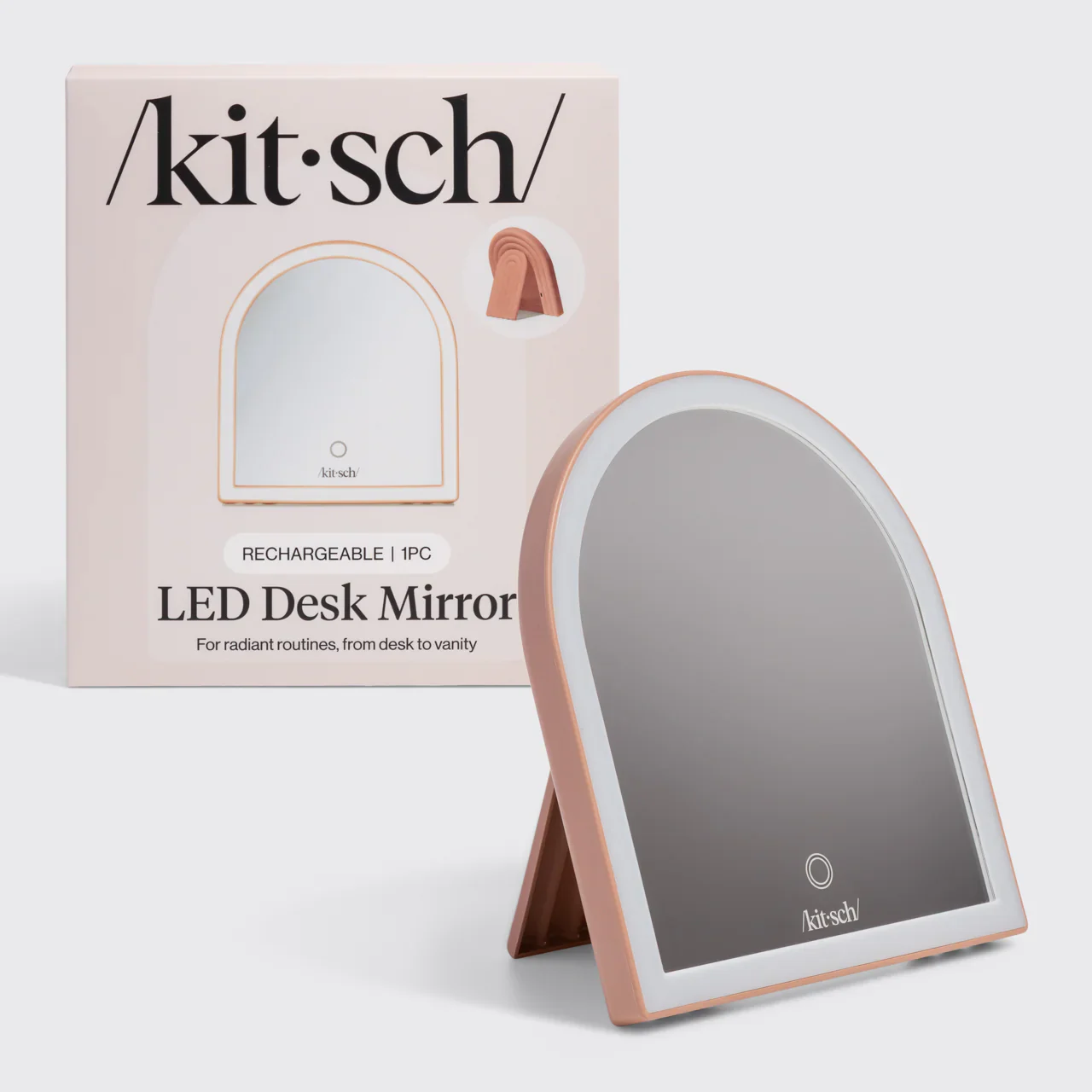 Kitsch Terracotta Arch Desk Mirror - Image 4