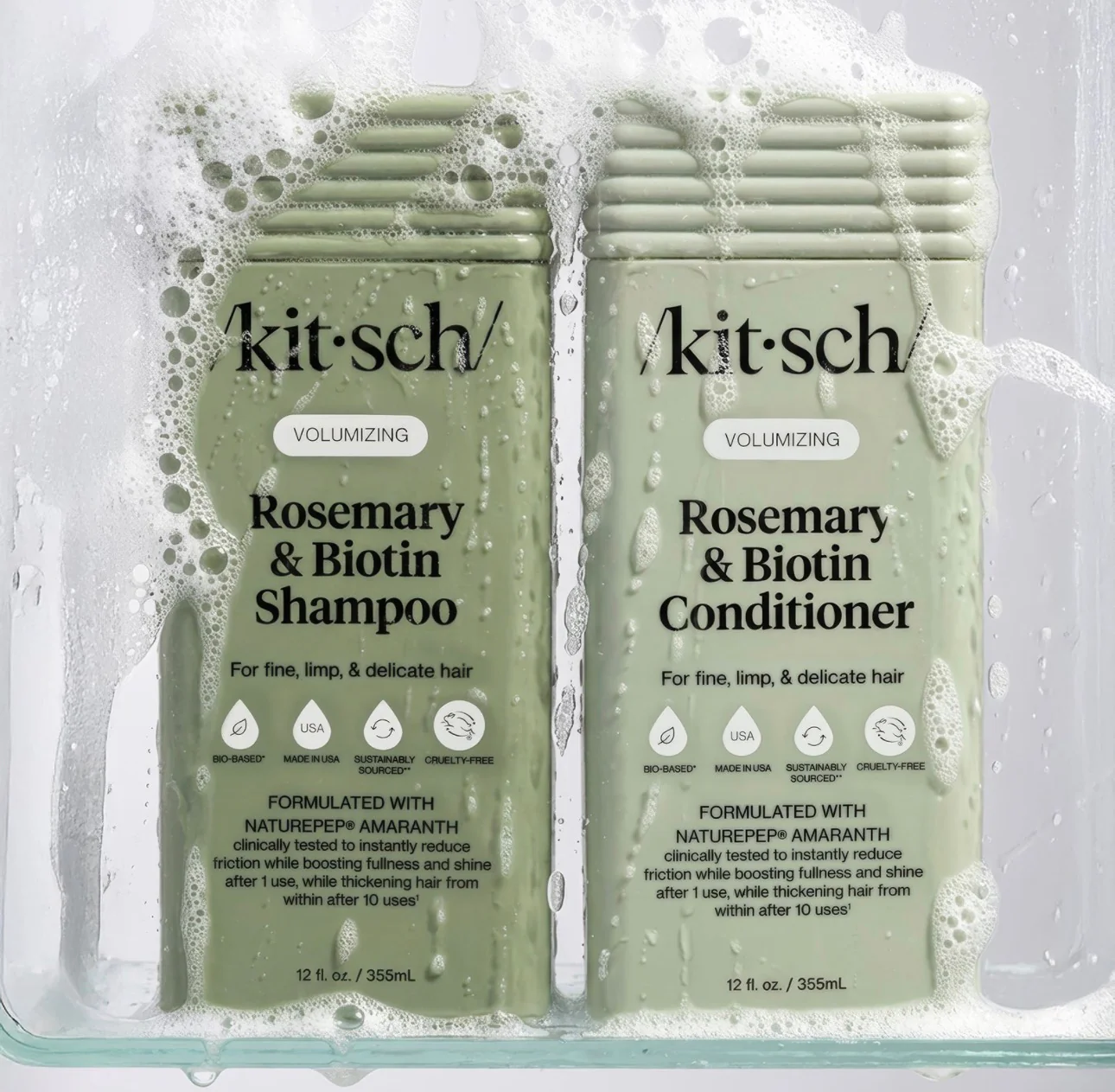 Kitsch Volumizing Rosemary & Biotin Shampoo &Conditioner Combo 355ml - Image 5