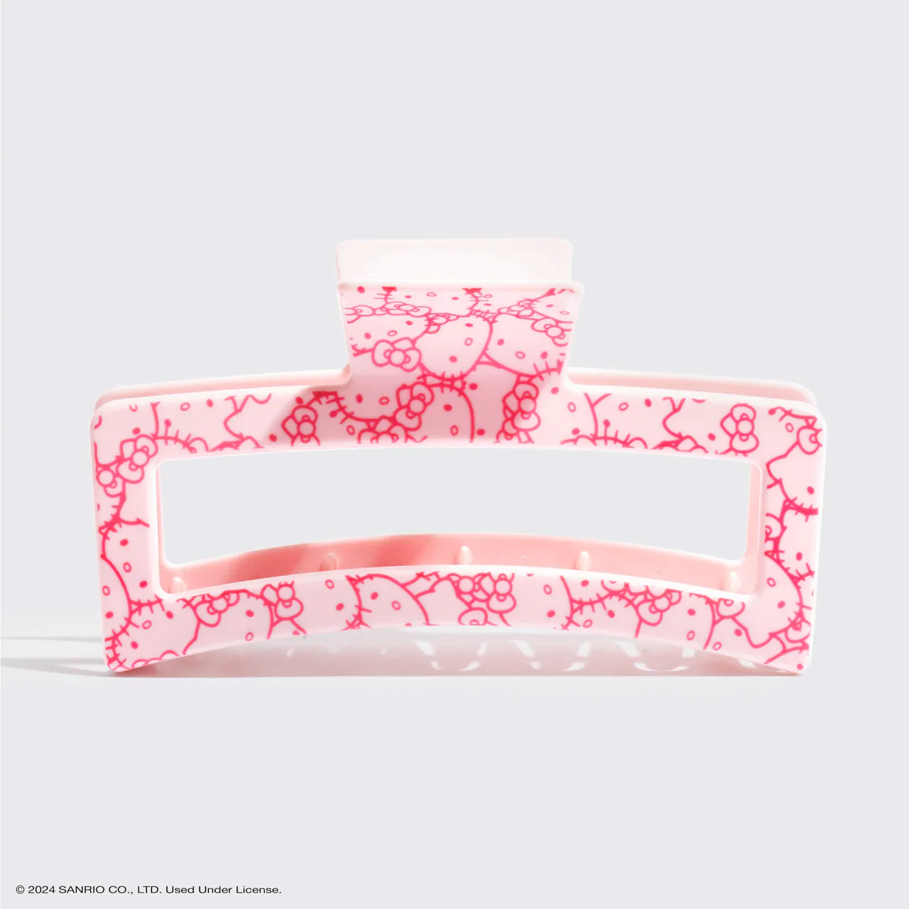 Kitsch x Hello Kitty Jumbo Open Shape Claw Clip - Pink Hello Kitty Faces - Image 5