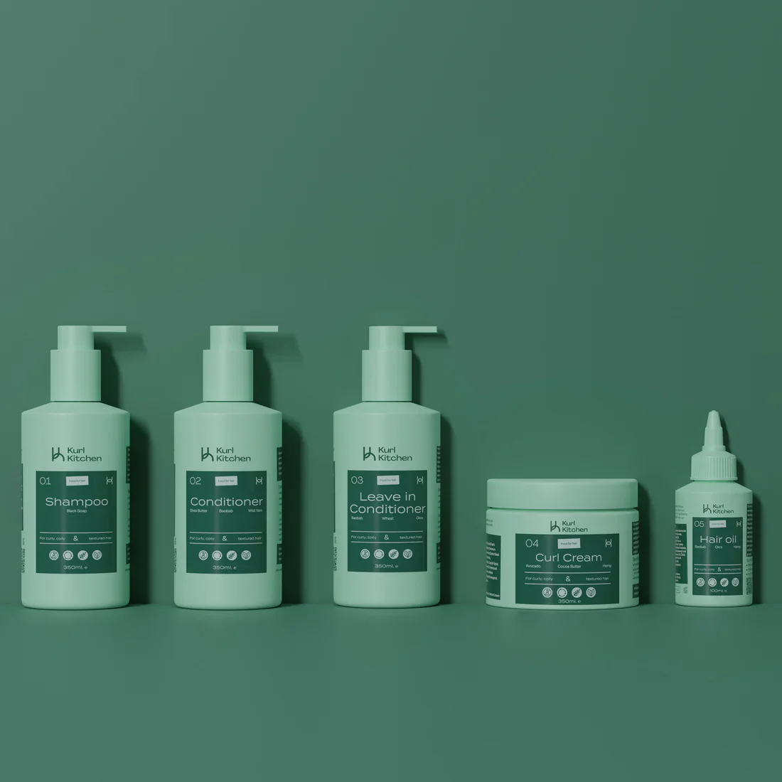 KURL KITCHEN Ultimate natural hair care starter kit - Image 2