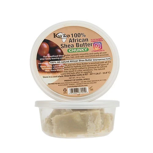 Kuza 100% Pure African Shea Butter White Chunky - Image 4