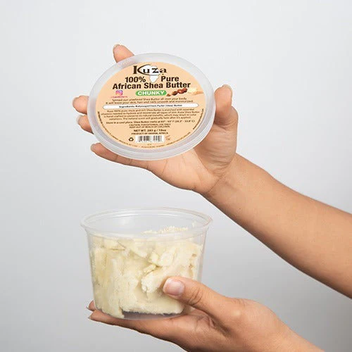 Kuza 100% Pure African Shea Butter White Chunky - Image 5