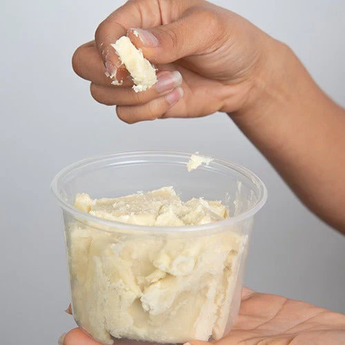 Kuza 100% Pure African Shea Butter White Chunky - Image 6