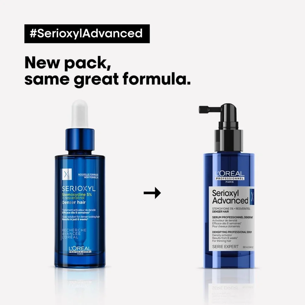 L'Oreal Professionnel Serie Expert Serioxyl Advanced Density Activator Hair Serum 90ml - Image 4