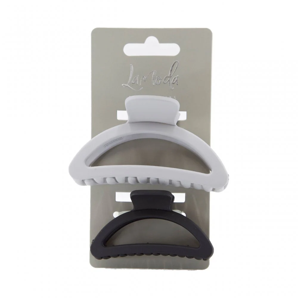 LA MODA SOFT TOUCH MIX CLAW CLAMP 2PK - Image 2