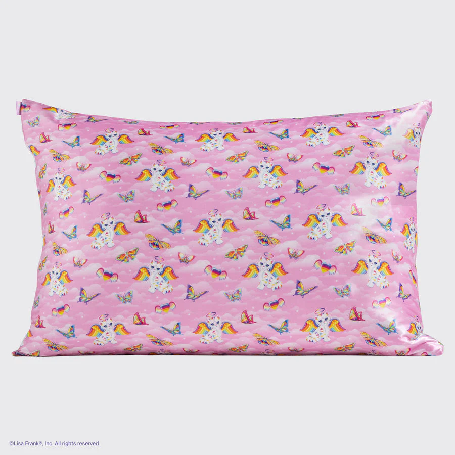 Kitsch Lisa Frank x Kitsch Satin Pillowcase in Angel Kitty - Image 4