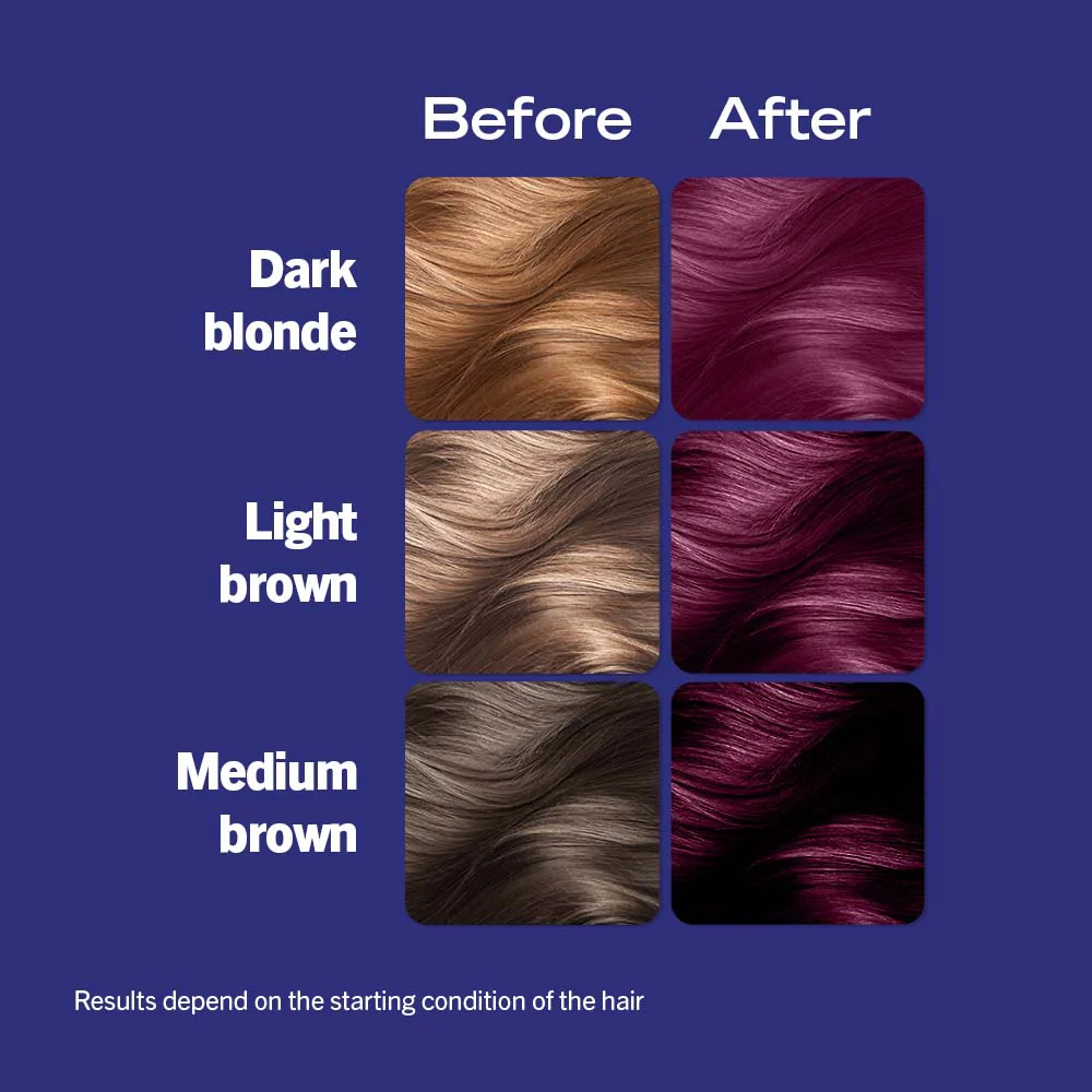 Schwarzkopf Live Intense Colour Permanent Hair Colour Dye 046 Cyber Purple - Image 7