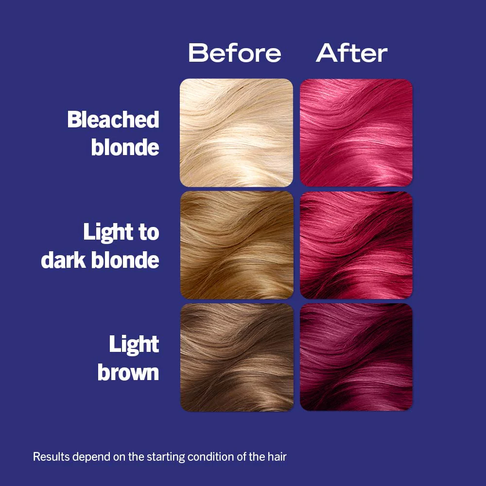 Schwarzkopf Live Ultra Brights Semi-Permanent Hair Colour Dye 091 Raspberry Rebel - Image 7