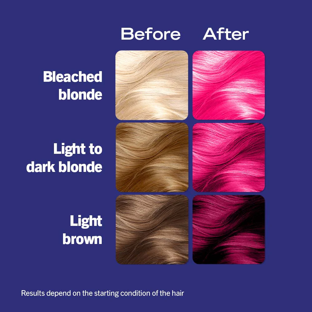 Schwarzkopf Live Ultra Brights Semi-Permanent Hair Colour Dye 093 Shocking Pink - Image 7