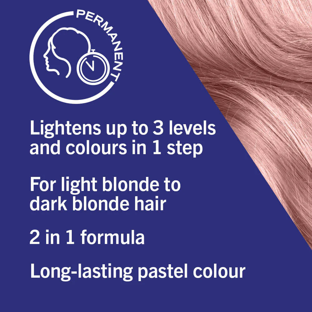 Schwarzkopf Live Lightener & Twist Permanent Colour 101 Cool Rose - Image 4