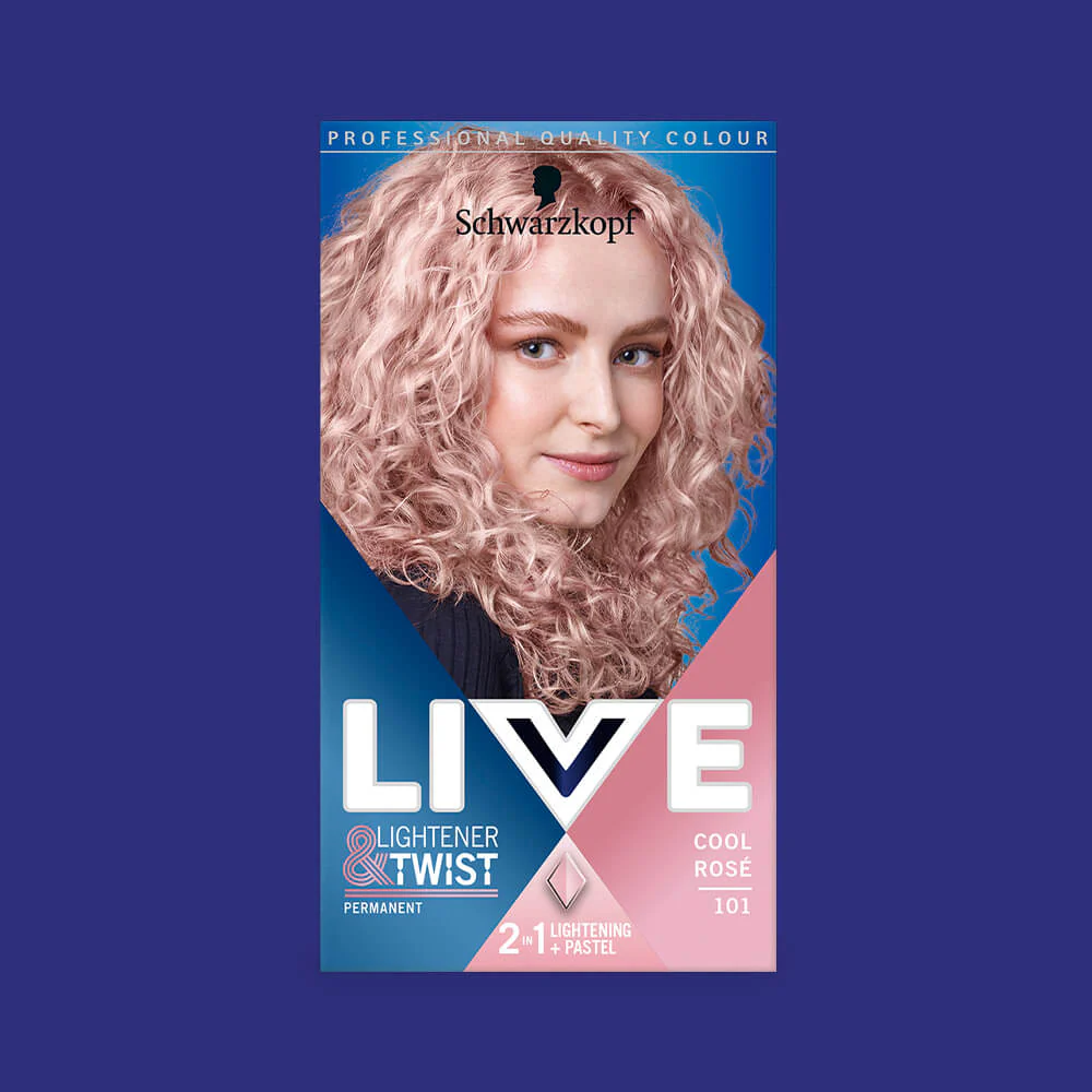 Schwarzkopf Live Lightener & Twist Permanent Colour 105 Mauve Kiss - Image 2