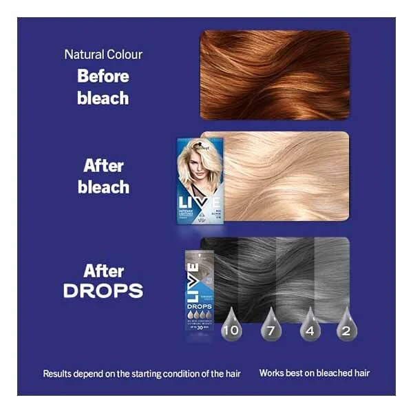 SCHWARZKOPF LIVE Drops Semi-Permanent Petal Pink Hair Dye 30ml - Image 2