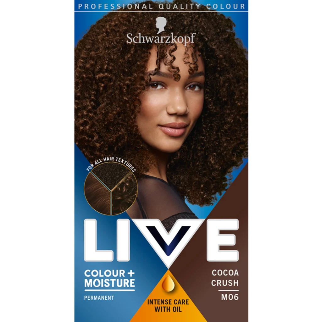 Schwarzkopf Live Colour + Moisture Permanent Hair Colour Dye M06 Cocoa Crush