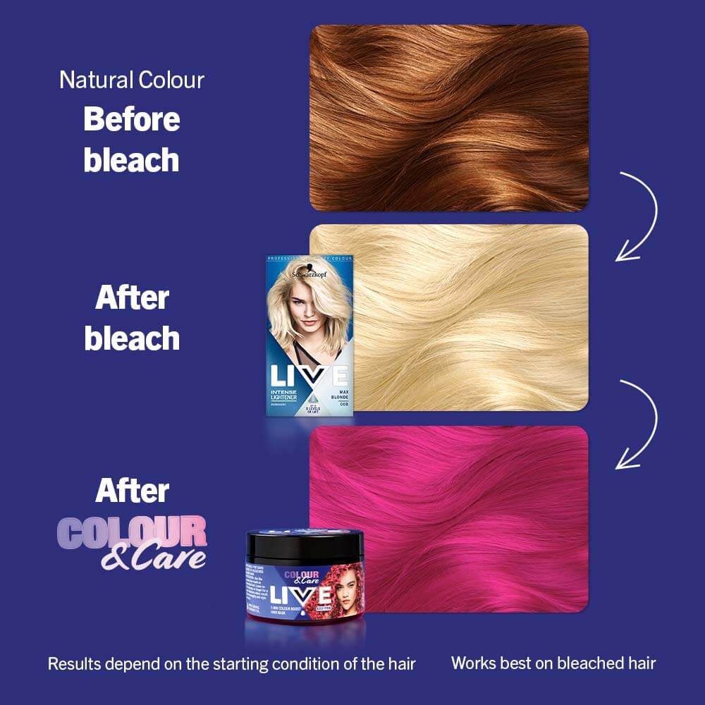 Schwarzkopf Live Semi-Permanent Colour Rosy Pink 150ml - Image 7