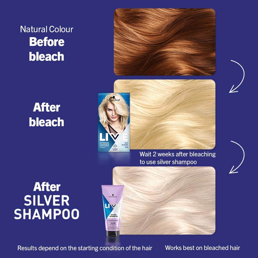 Schwarzkopf Live Silver Shampoo 200ml - Image 7