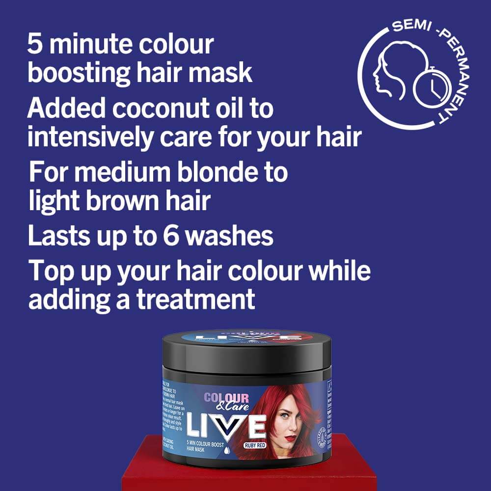 Schwarzkopf Live Semi-Permanent Colour U68 Ruby Red 150ml - Image 5