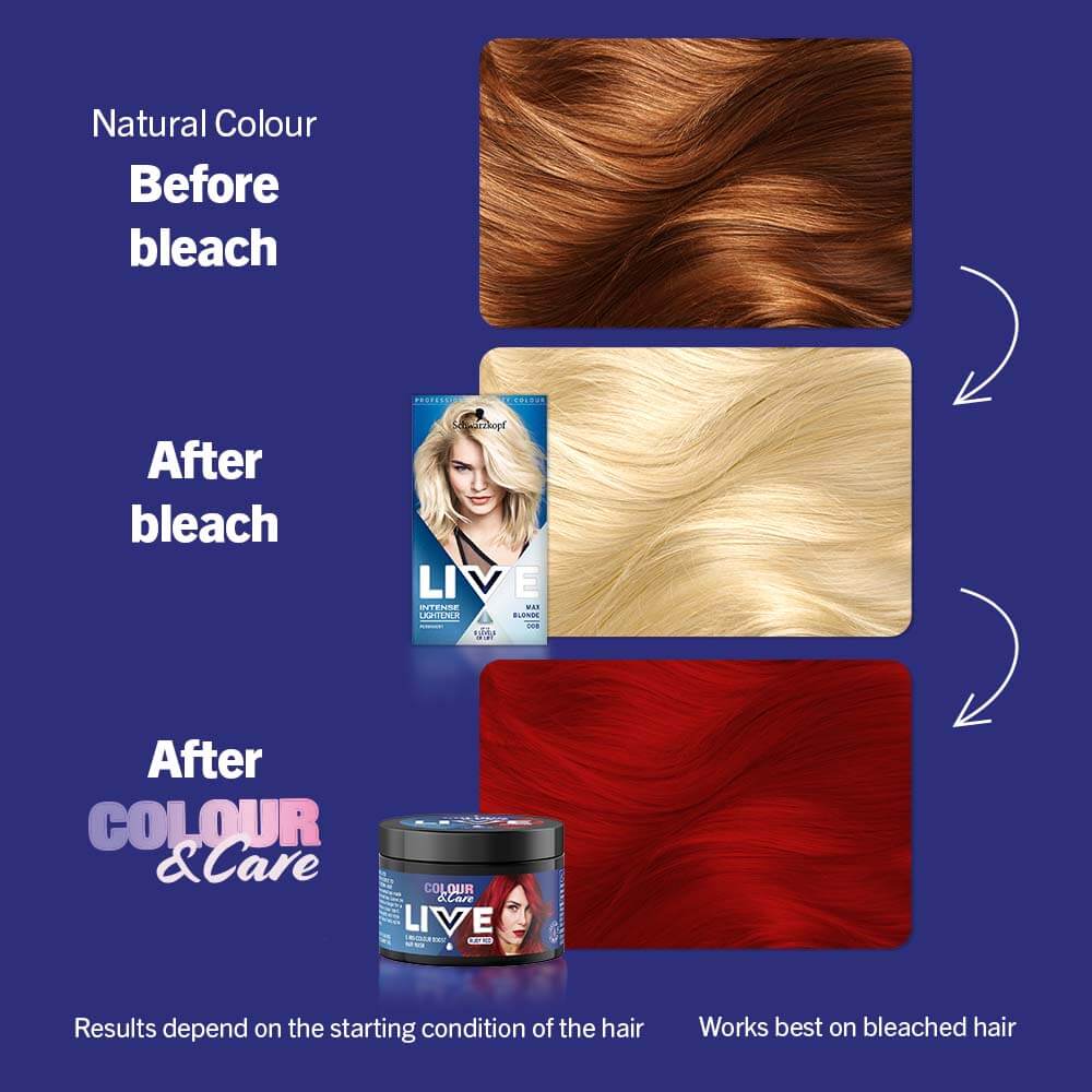 Schwarzkopf Live Semi-Permanent Colour U68 Ruby Red 150ml - Image 6