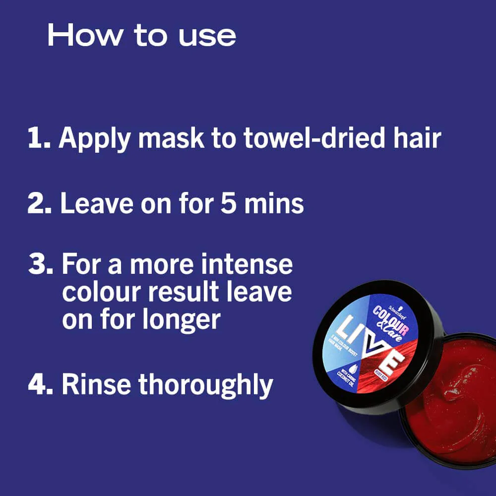 Schwarzkopf Live Semi-Permanent Colour U68 Ruby Red 150ml - Image 8