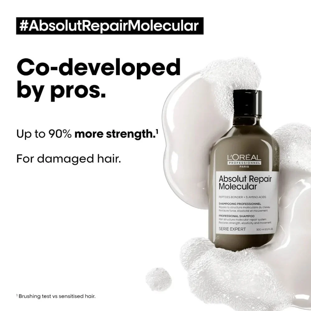 L'Oréal Professionnel Absolut Repair Molecular Shampoo 500ml - Image 7