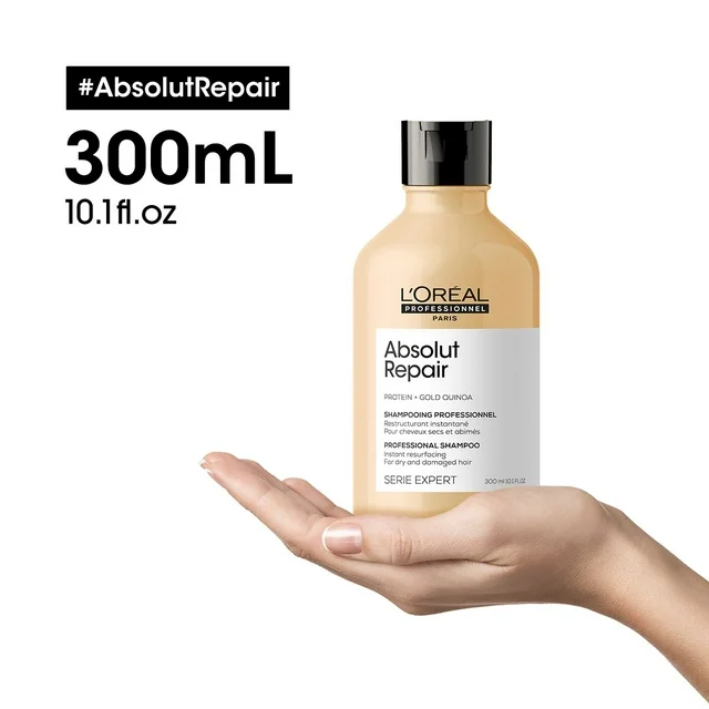 L'Oréal Professionnel Absolut Repair Shampoo 300ml - Image 3