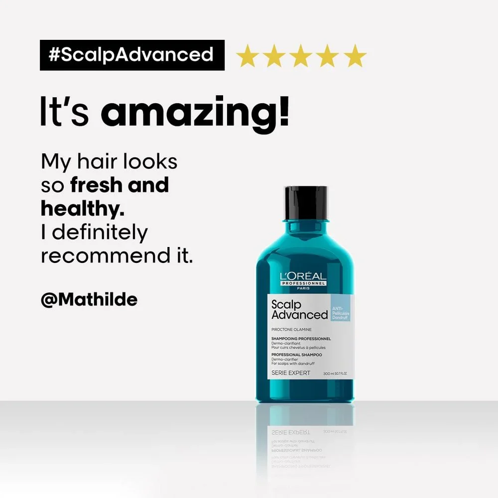 L'Oreal Professionnel Serie Expert Scalp Advanced Anti-Dandruff Dermo-Clarifier Shampoo 500ml - Image 7