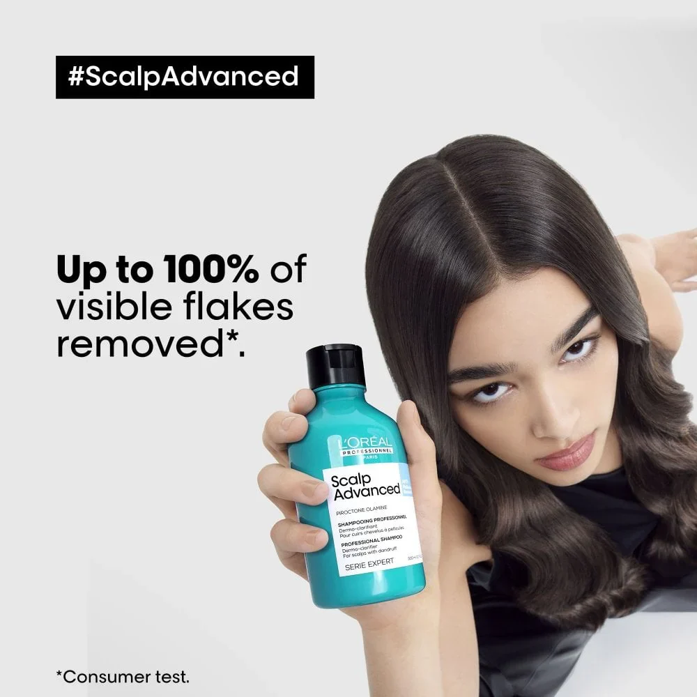 L'Oreal Professionnel Serie Expert Scalp Advanced Anti-Dandruff Dermo-Clarifier Shampoo 500ml - Image 8