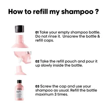 L'Oréal Professionnel Vitamino Color Shampoo Refill 500ml - Image 6