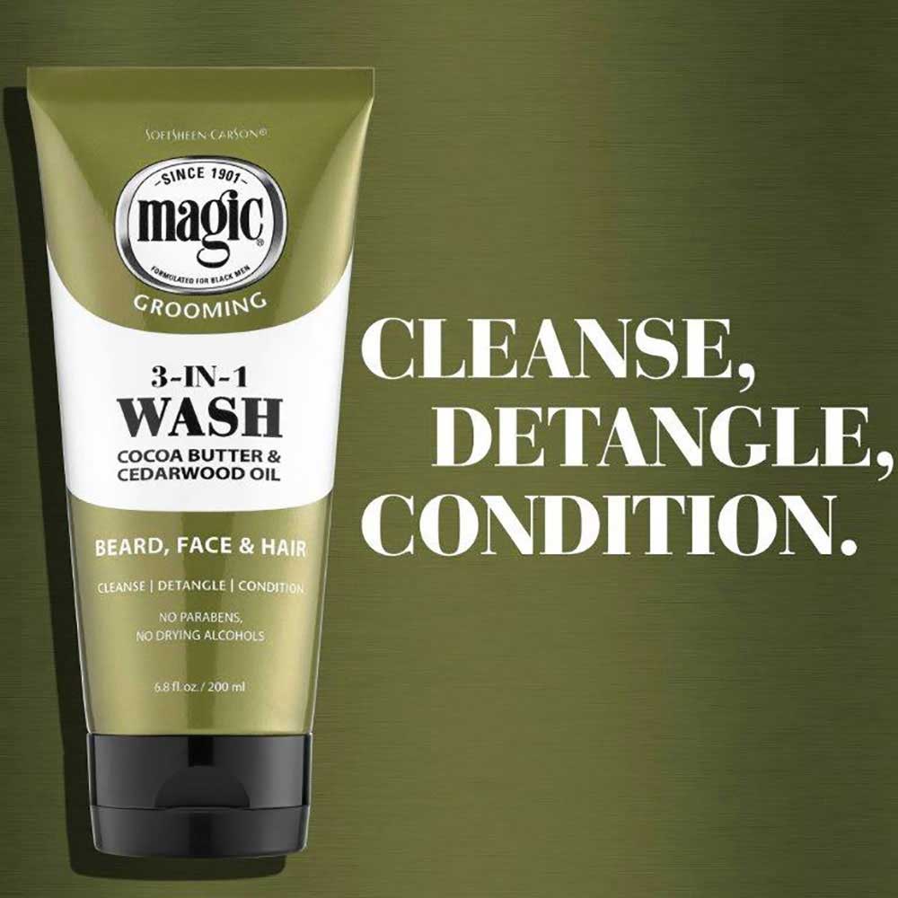 Magic® Grooming 3-In-1 Beard Wash With Almond Oil-200ML - Image 3