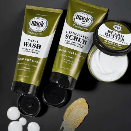 Magic® Grooming 3-In-1 Beard Wash With Almond Oil-200ML - Image 5