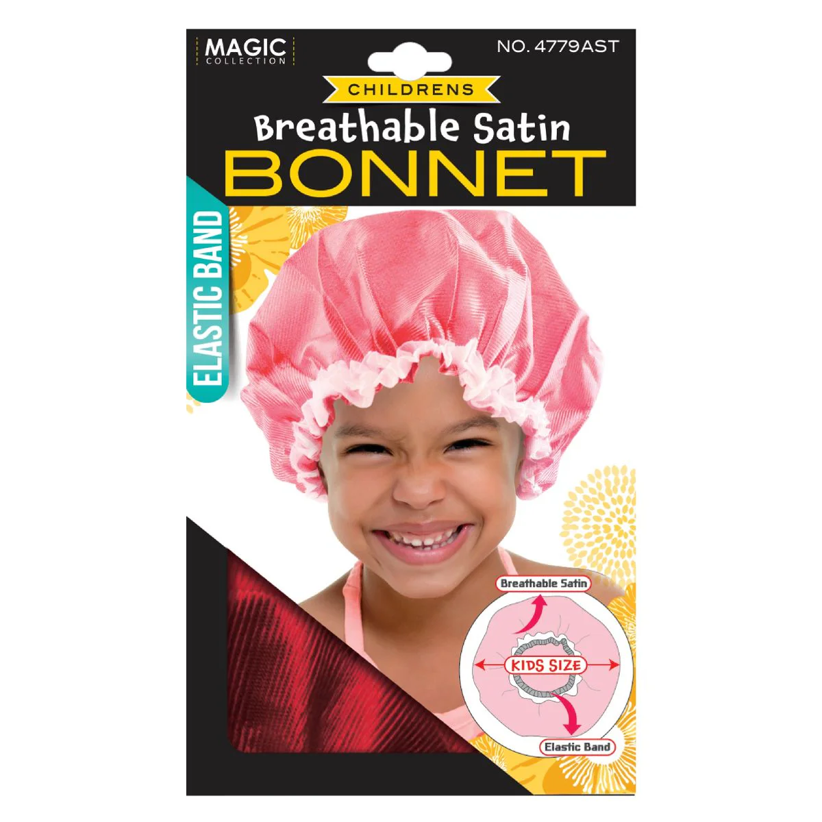 MAGIC Children's Breathable Satin Bonnet - Image 8