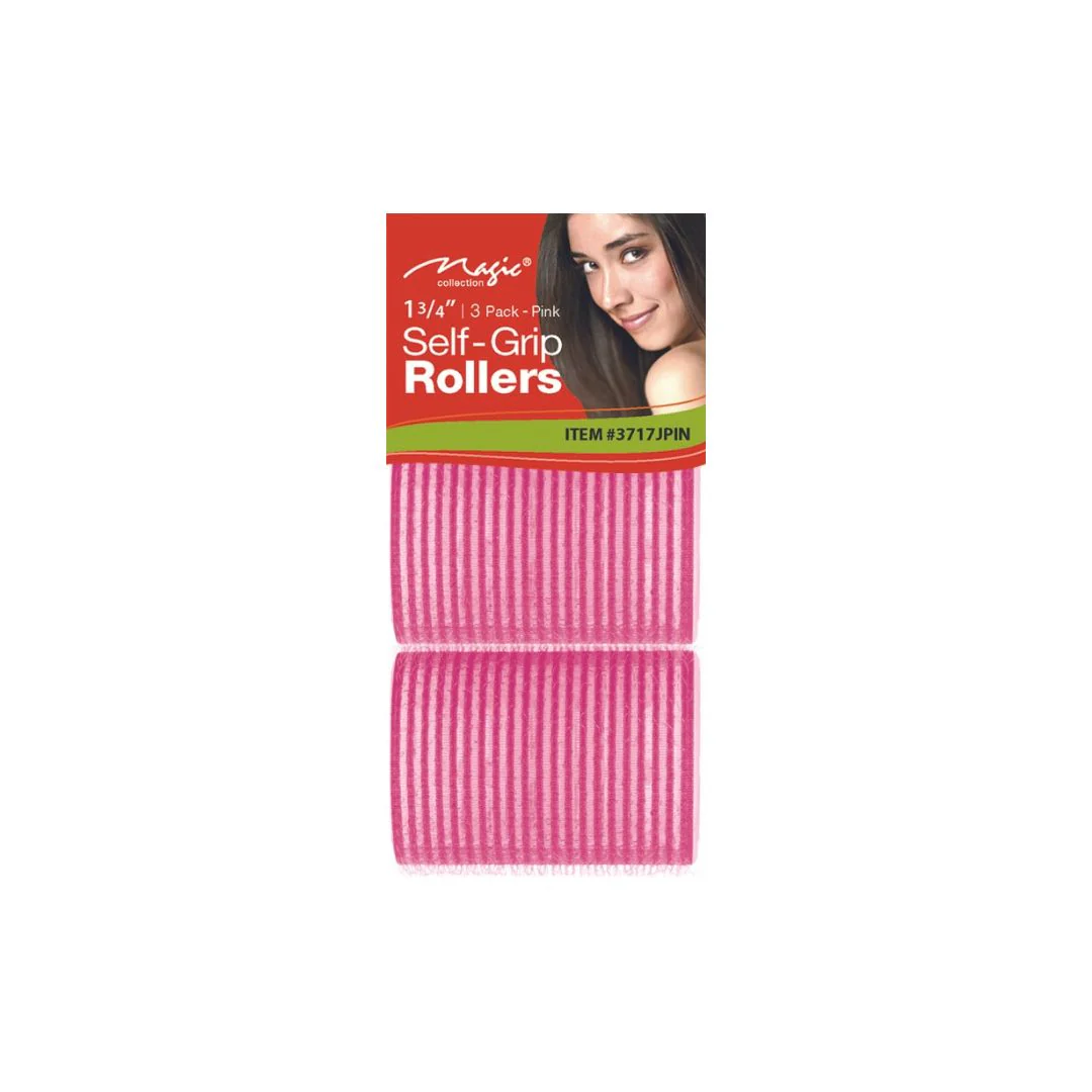MAGIC COLLECTION 1 3 /4 "| 3 PACK-PINK SELF-GRIP ROLLERS